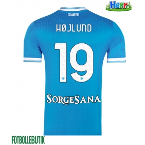 SSC Napoli Rasmus Hojlund #19 Hemmatröja 2025-26 Kortärmad